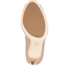 Women's HÖGL 1-10 9804 Open-Toe Pump Court Shoes HO 63 - Nude 0800