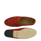 Men's John White Headley Leather Suede Moccasin Shoes - Muskat