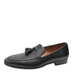 Men's Eye Smart Tassel Leather Loafers PC 14 - Black