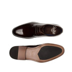 Men's John White Romsey Leather Derby Shoes - Brown