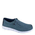 Men's DEK M369C Superlight Canvas Elasticated Lace-Up Casual Shoes - Blue