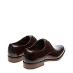 Men's John White Romsey Leather Derby Shoes - Brown