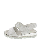 Women's Waldläufer Ranger K-Nelly 650002114 Leather Sandals - Grey Cement