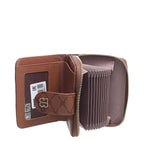 Women's Bessie Small Logo Print Wallets BP1358 - Tan