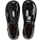 Girl's Kickers Kick T Bar Infant School Shoes - Black Patent