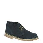 Men's ROAMERS Leather Suede Desert Boots - Navy