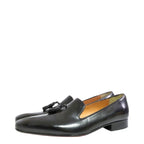 Men's VITELO Slipper Leather Shoes PC 10 - Black Leather