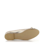 Women's Tamaris 1-22105-44 Vegan Ballet Flat Pump Shoes K 19 - Light Gold