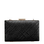 Women's BESSIE Textured Evening Clutch Bags HB1117 - Black