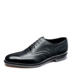Men's Loake Buckingham Premium Brogue Leather Shoes - Black