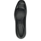 Women's Tamaris 1-22302-41 Leather Pump Court Shoes K 16 - Black