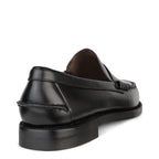 Men's SEBAGO Classic Hand Sewn Beef Roll Penny Moccasin Shoes - Black