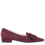 Women's Högl 8-102232 Essential Buckle Ballet Pump Shoes HO 73 - Red Vino 4200
