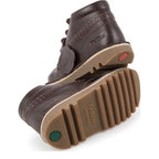 Boy's Kickers Kick Hi Fur Lthr Infant Dark Brown Boots - Brown