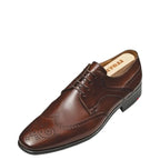 Men's Lloyd Forster Classic Brogue Lace-Up Calf Leather Shoes - Tan Kenia