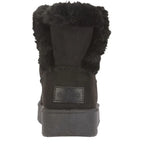 Women's Shoes By Emma Perth Lightweight Faux Fur Collar Ankle Boots - Black