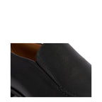Men's Eye Plain Tramline Leather Loafer Shoes 4973 M 49 - Black