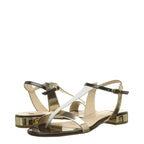 Women's HÖGL 5-10 1111 7599 Ankle Strap Sandals - Platinum Multi