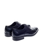 Men's JOHN WHITE Lucan Brogue Derby Leather Shoes - Black