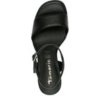 Women's Tamaris 1-28342-44 Flared Heeled Sandals K 21 - Black