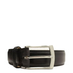 Men's Loake Henry Leather Belts - Black size 36"
