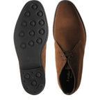 Men's Loake Pimlico Premium Leather Suede Chukka Boots - Brown Suede