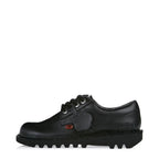 Boy's Kickers Kick Lo Classic Youth Lace-Up Shoes - Black