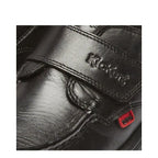 Boy's Kickers Reasan Strap Infant School Shoes - Black