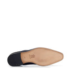 Men's EYE Plain Slip-On Toe Cap Leather Shoes TS 35 - Navy