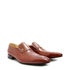 Men's VITELO Smart Leather Slip-On Loafer Shoes M 55 - Tan