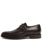Men's Berwick 1707 Monk strap 3017- K2 Goodyear Welted Leather Shoes M 53 - Dark Brown