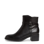 Women's Tamaris 1-25017-41 Leather Ankle Boots K 12 - Black
