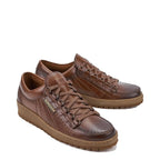 Men's Mephisto Rainbow Lace-Up Leather Shoes - Chestnut