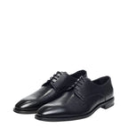 Men's John White Guelder Derby Leather Lace-Up Shoes - Black