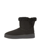 Women's Shoes By Emma Perth Lightweight Faux Fur Collar Ankle Boots - Black