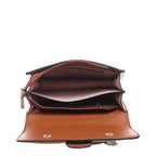 Women's BESSIE BH5081 Logo Print Shoulder & Cross Body Bags - Coffee