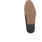 Men's Roamers M595CS Bar Slip-On Leather Suede Loafer Shoes - Navy