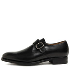 Men's Berwick 1707 Monk strap 3017- K1 Goodyear Welted Leather Shoes M 53 - Black