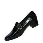 Women's ARA Graz 41806 Croc Moccasin Shoes Ara 34 - Black Patent