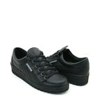 Men's Mephisto Rainbow Lace-Up Leather Shoes - Black