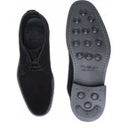 Men's John White Westfield Suede Chukka Lace-Up Boots - Black Suede