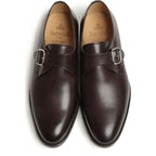 Men's Berwick 1707 Monk strap 3017- K2 Goodyear Welted Leather Shoes M 53 - Dark Brown