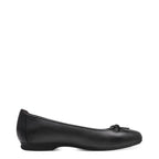 Women's Jana 8-22163-41 Vegan Ballet Flat Pump Shoes JA 1 - Black