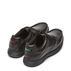 Boy's Kickers Reasan Lace Up Youth Shoes - Black