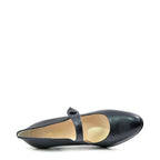 Women's EYE Mary Jane High Heel Leather Shoes H 3 - Navy