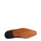 Men's Eye Slip-On Saddle Loafer Leather Shoes 5479 PC 13 - Tan