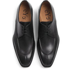 Men's Eye Derby Leather Lace-Up Shoes 5838 PC 17 - Black