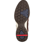 Men's Lloyd Ascot Leather Lace-Up Trainers - Brown T D Moro