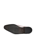 Men's VITELO Classic Monk Leather Shoes M 47 - Brown