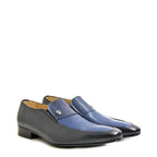 Men's VITELO Smart Leather Slip-On Loafer Shoes M 55 - Navy